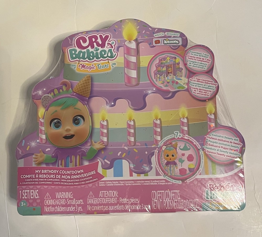 Cry Babies Magic Tears My Birthday Countdown Sealed