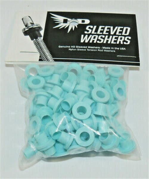 Hendrix Drums Sleeve Washers, 20-Pack, Seafoam
