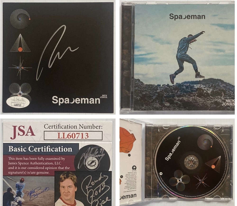 Nick Jonas Signed Autograph Spaceman CD Insert + CD - JSA Cert - FREE S&H!