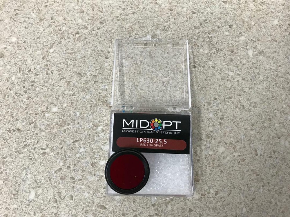Midopt LP630-25.5 Red Longpass Filter NEW
