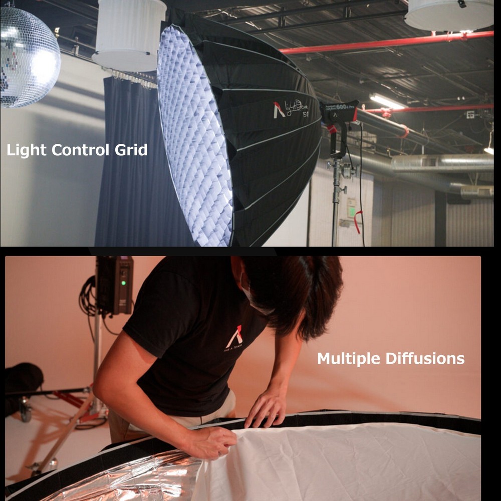 Aputure Light Dome 150 Softbox 150cm Large Deep Parabolic Bowens Mount Softboxes