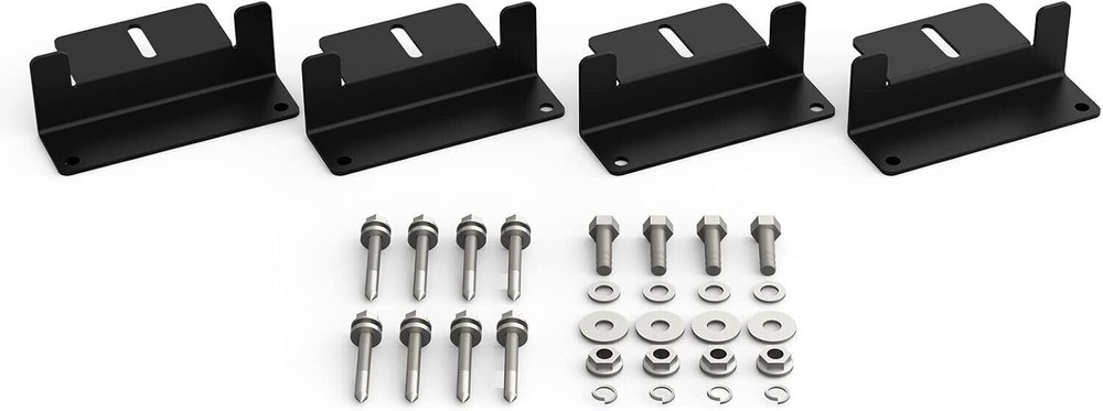 EcoFlow Rigid Solar Panel Mounting Feet With Screws Washers And Nuts