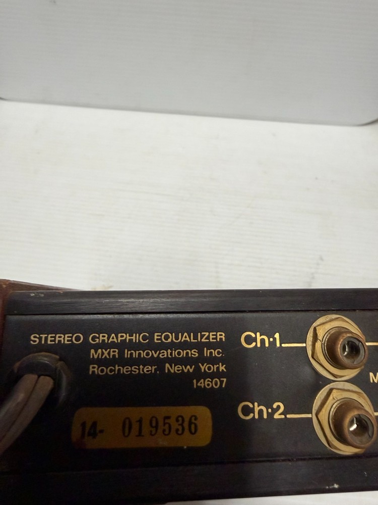 Vintage MXR Graphic Stereo Equalizer model no.114 UNTESTED