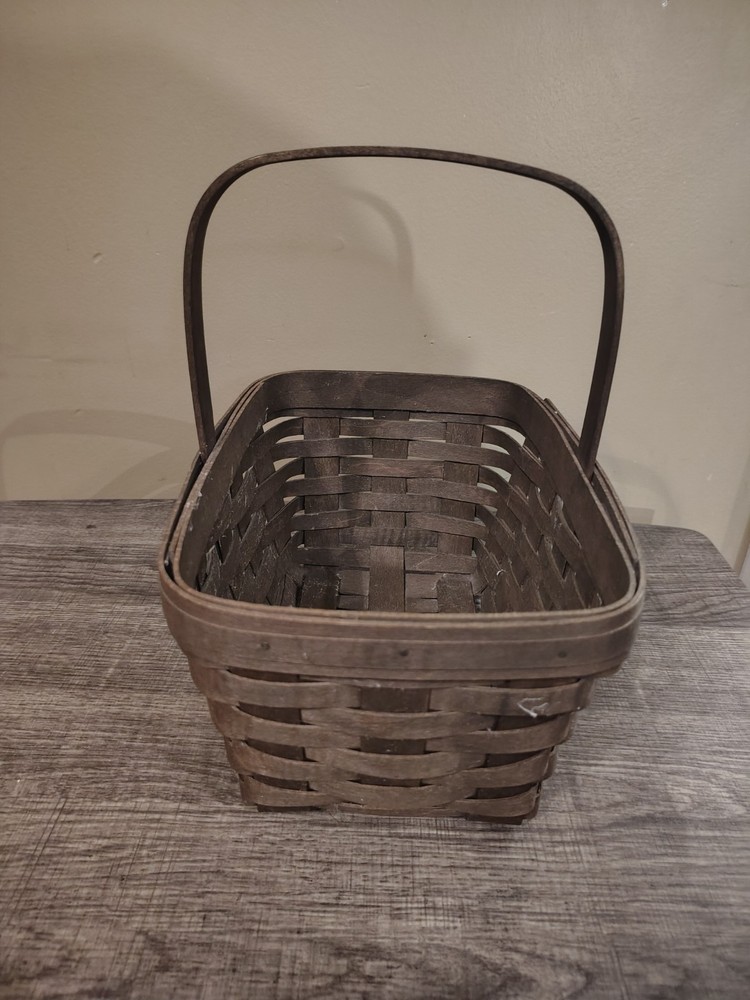 Longaberger 1994 Rectangle Basket With Fixed Handle