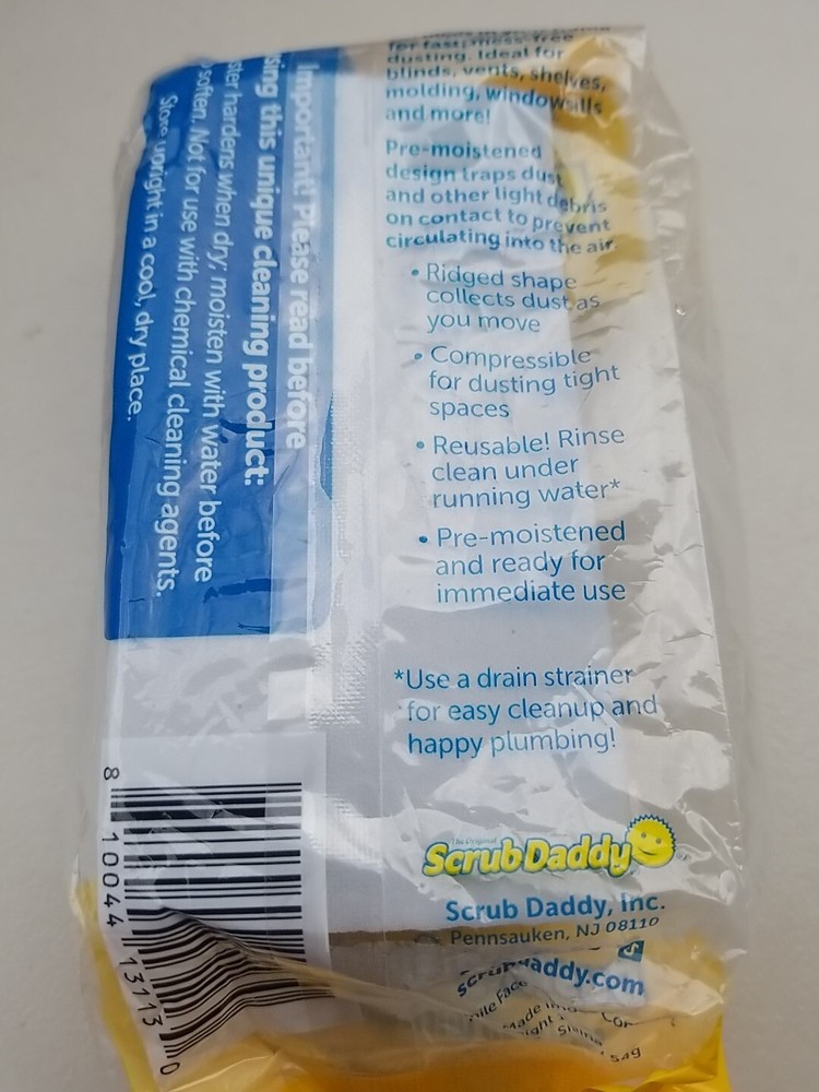 Scrub Daddy Damp Duster, Grey 1 Sponge
