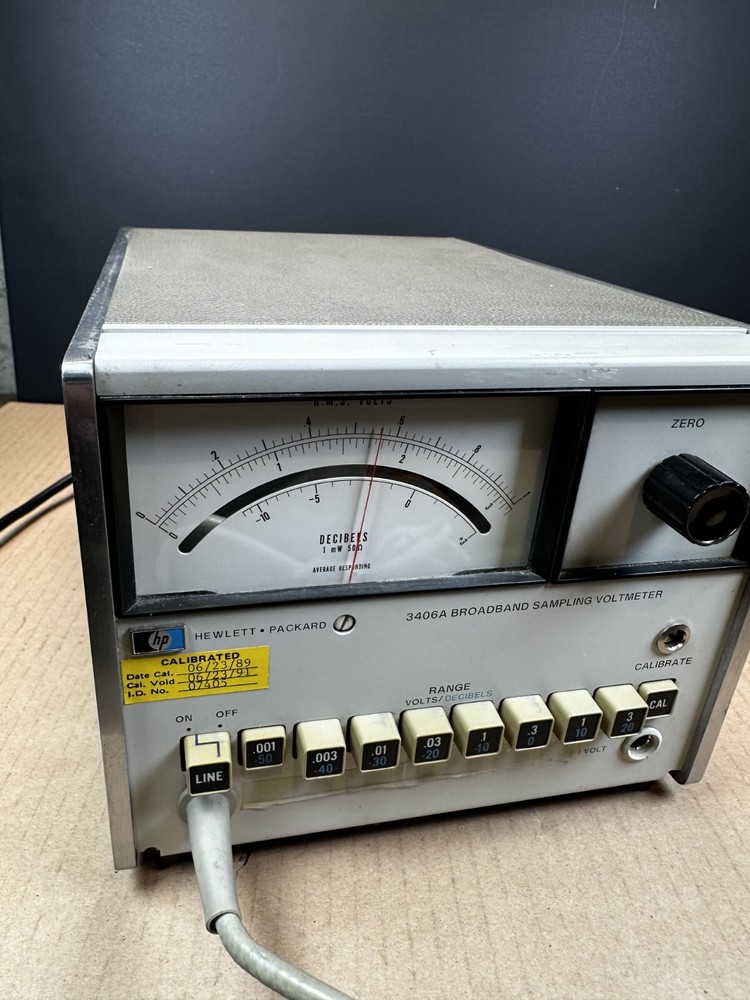 Hewlett-Packard HP 3406A Broadband Sampling Voltmeter Works Ships Fast!!!