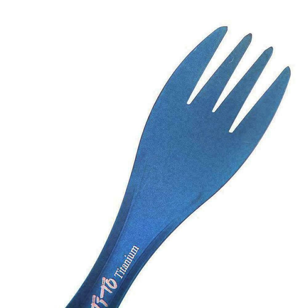 Outdoor Camping Picnic titanium Spoons Fork Tableware Ultralight Nice