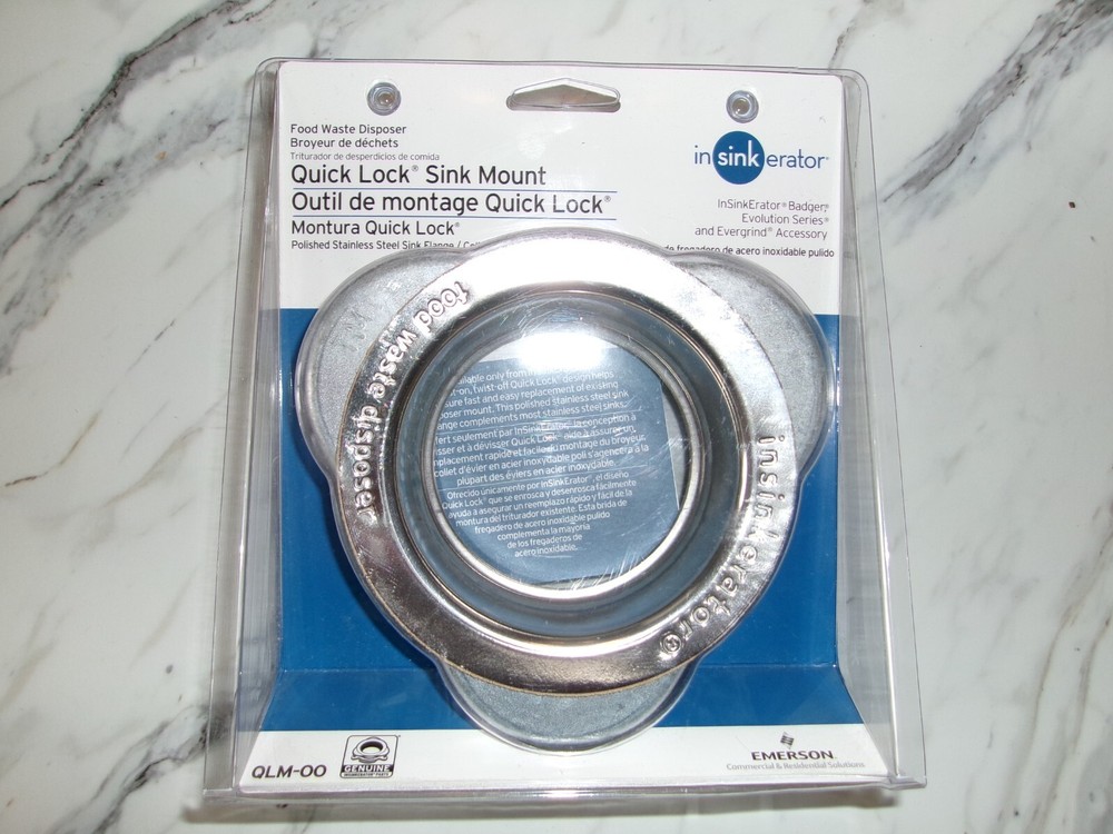 Insinkerator garbage disposal parts, STP-SS, QLM-00, and QCB-AM. MINT