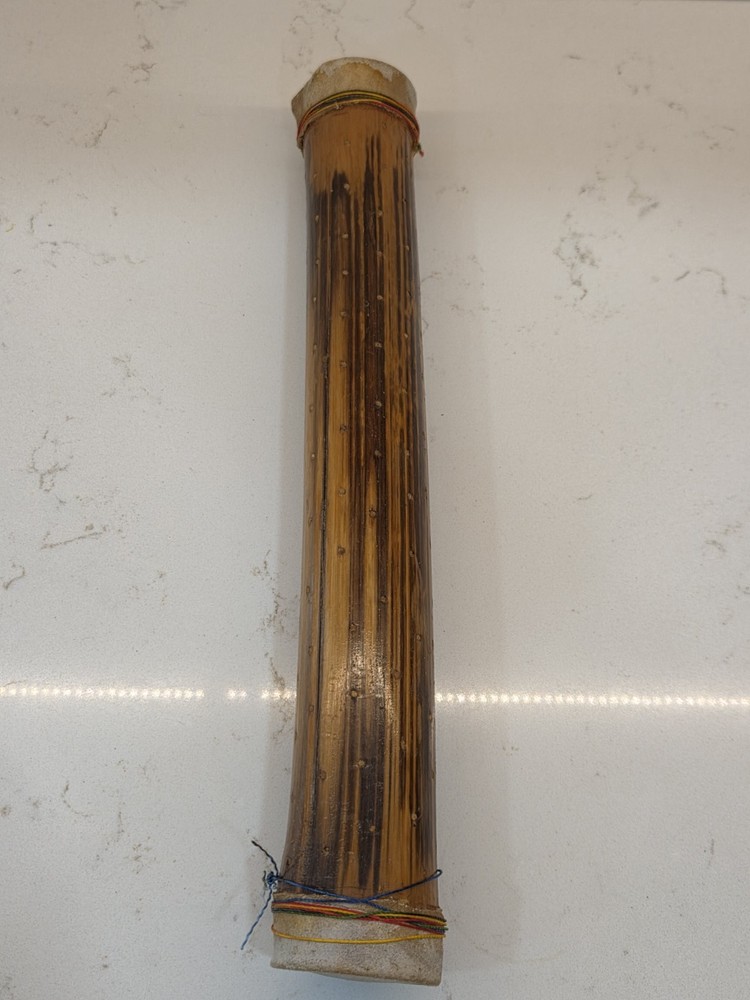 Vintage Bamboo Rain Stick 13"