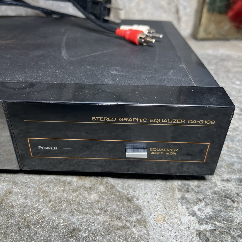 MITSUBISHI DA-G108 7-Band Stereo Graphic Equalizer Working Condition