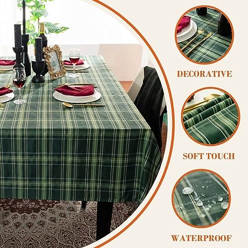 St. Patrick's Day Rectangle Table Cloth 60x84 84" x 60" (Rectangular) Green