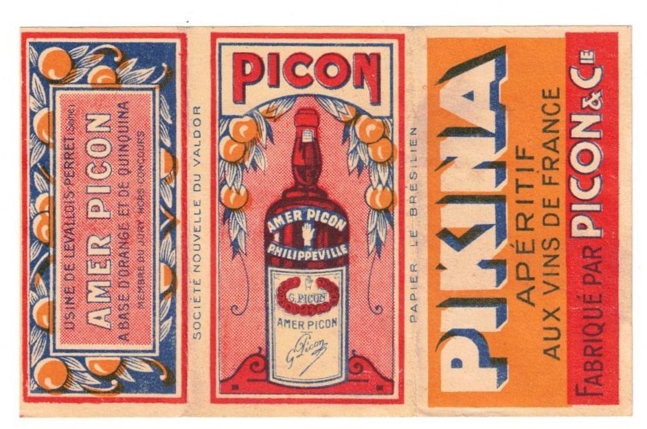 Antique Picon Cigarette Paper Block
