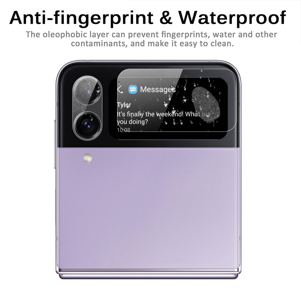 For Samsung Galaxy Z Flip 4 5G Hydrogel Screen Protector , Camera Lens Protector
