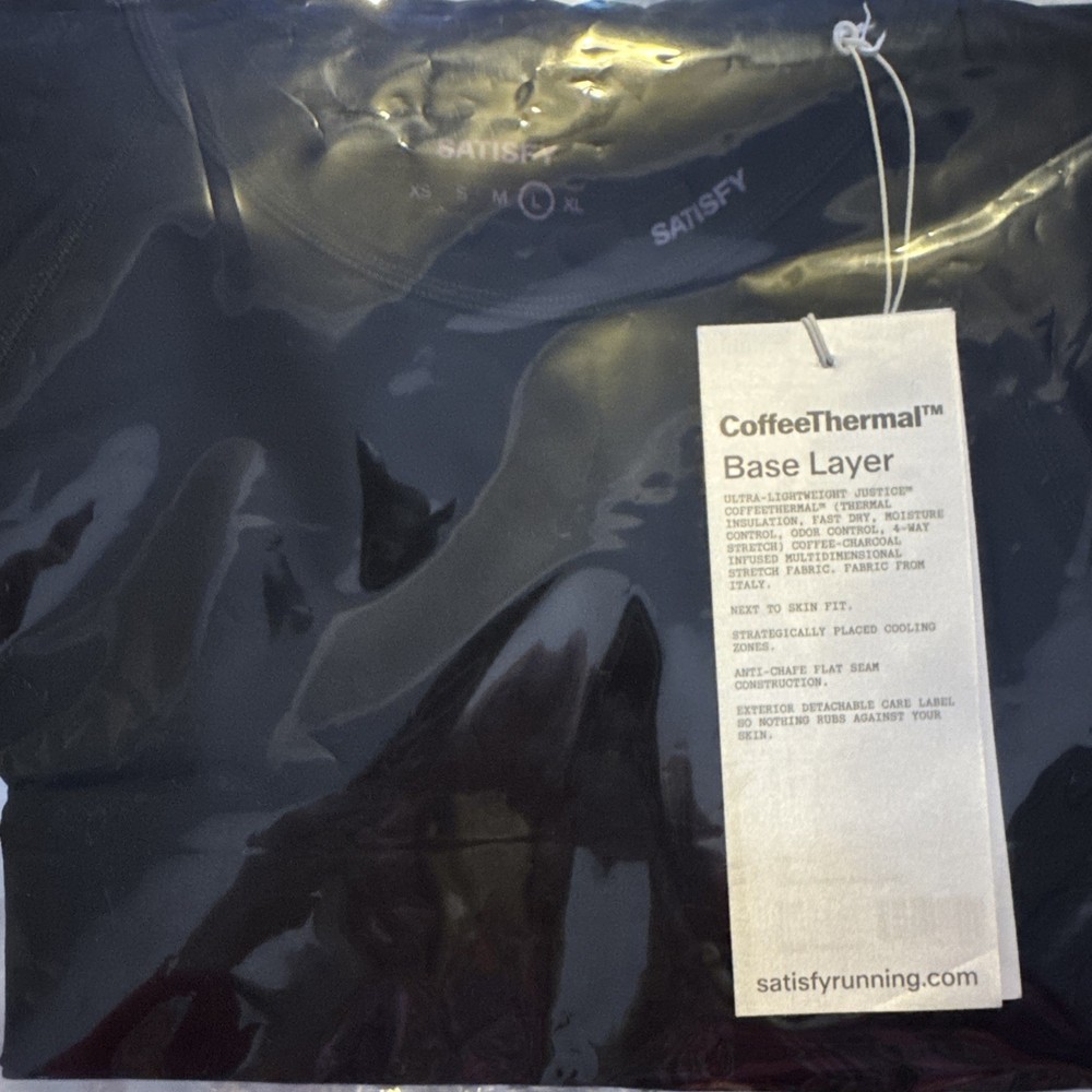 Satisfy CoffeeThermal™ Base Layer Black Size Large