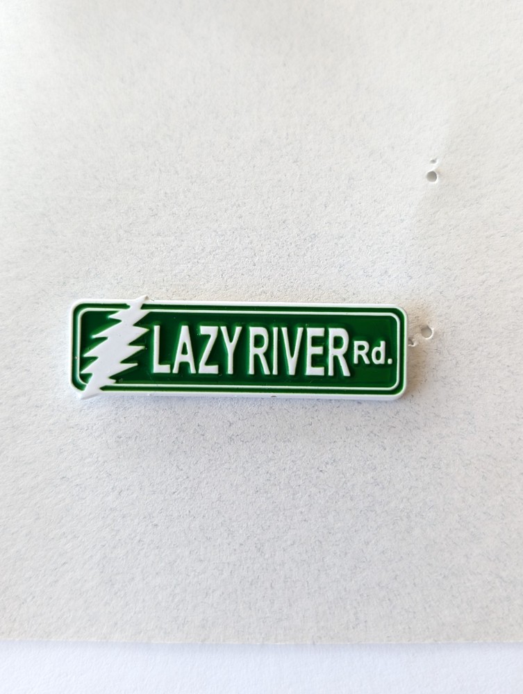Grateful Dead Lazy River Road Pin.