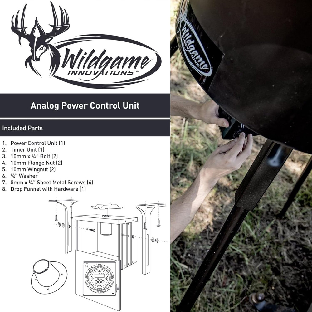 Trophy Hunter 6V Analog Feeder Kit | Durable Easy-To-Use Power Control Unit and