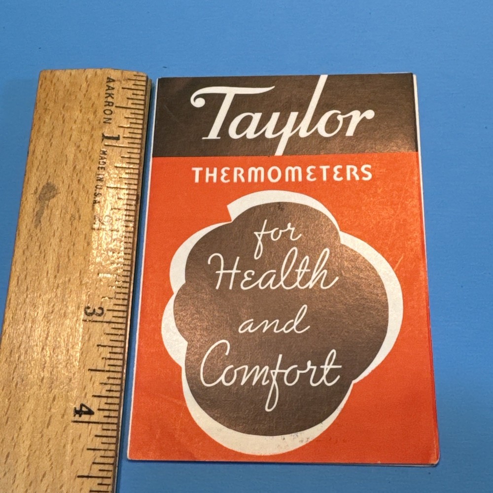 1940 Taylor Thermometers Brochure
