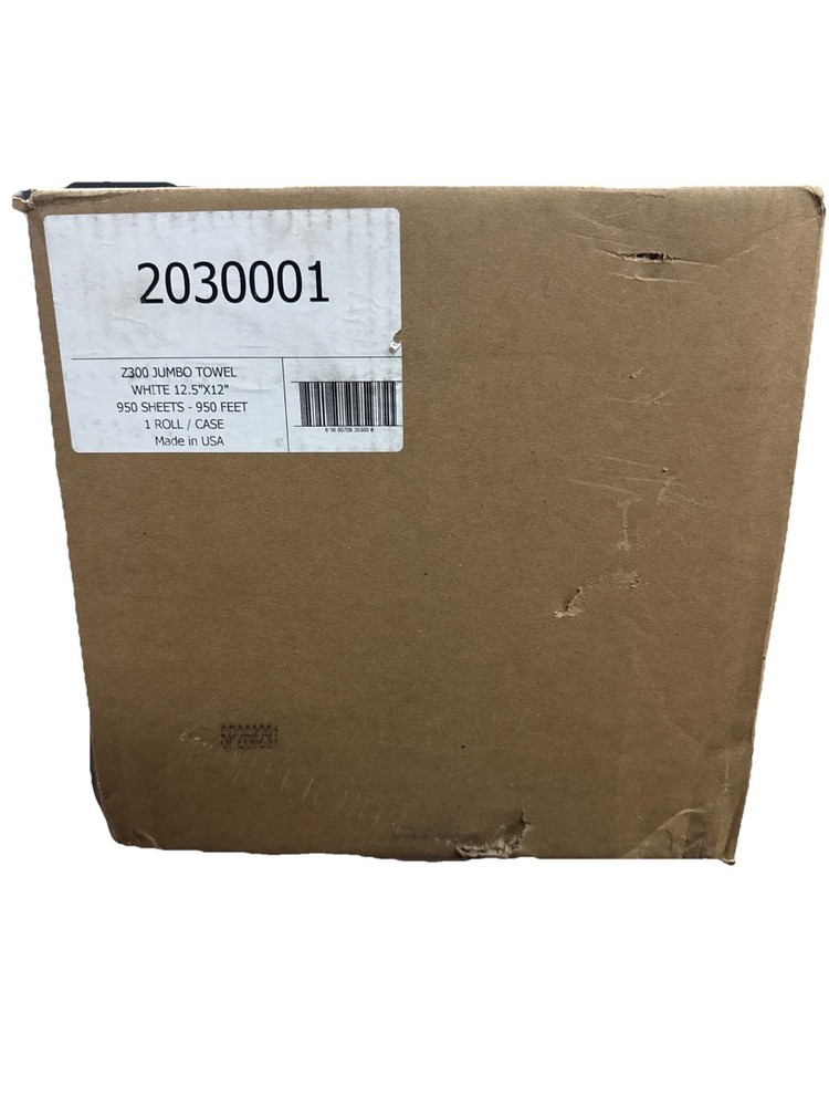 Toolbox® Z300 White Jumbo Roll, 950 Sheets/Roll, 1 Roll/Case