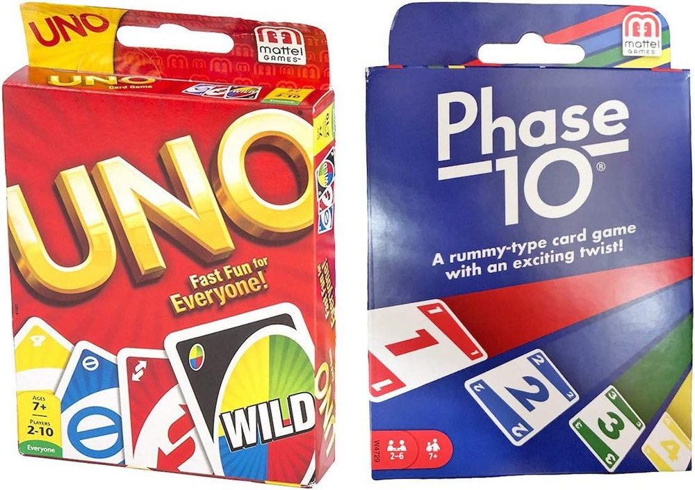Phase 10 Card Game with UNO Card Game