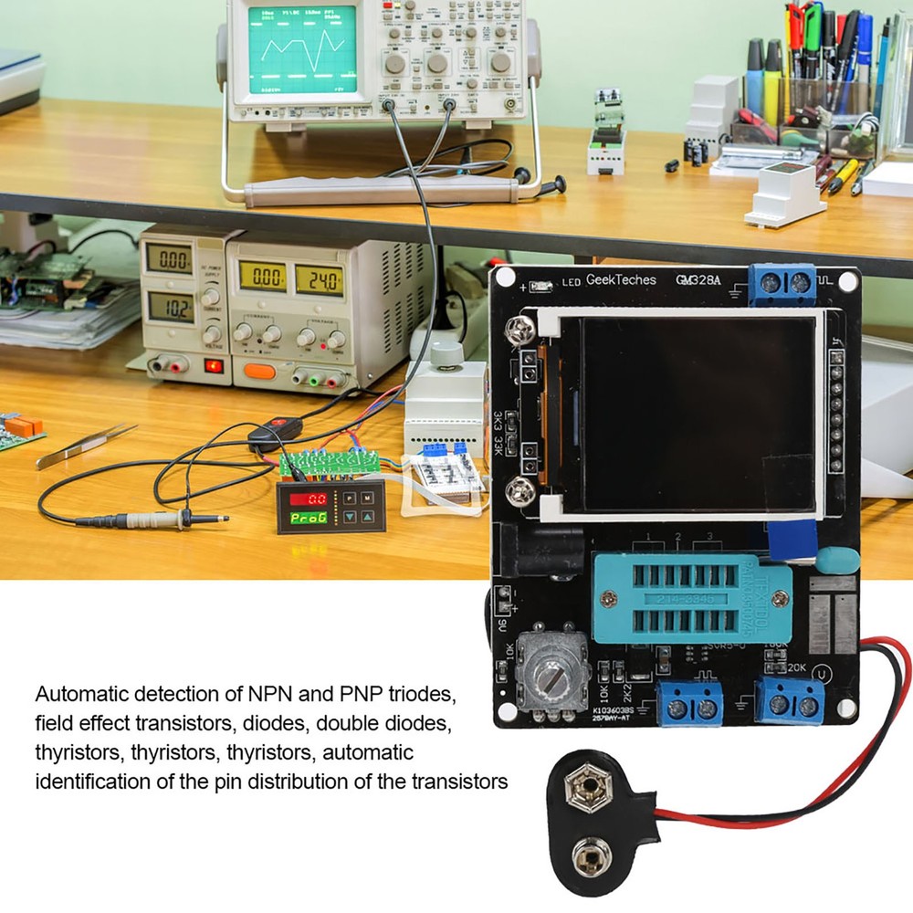 Finished Screen Transistor Tester Frequency Voltage Measurement PWM Generator