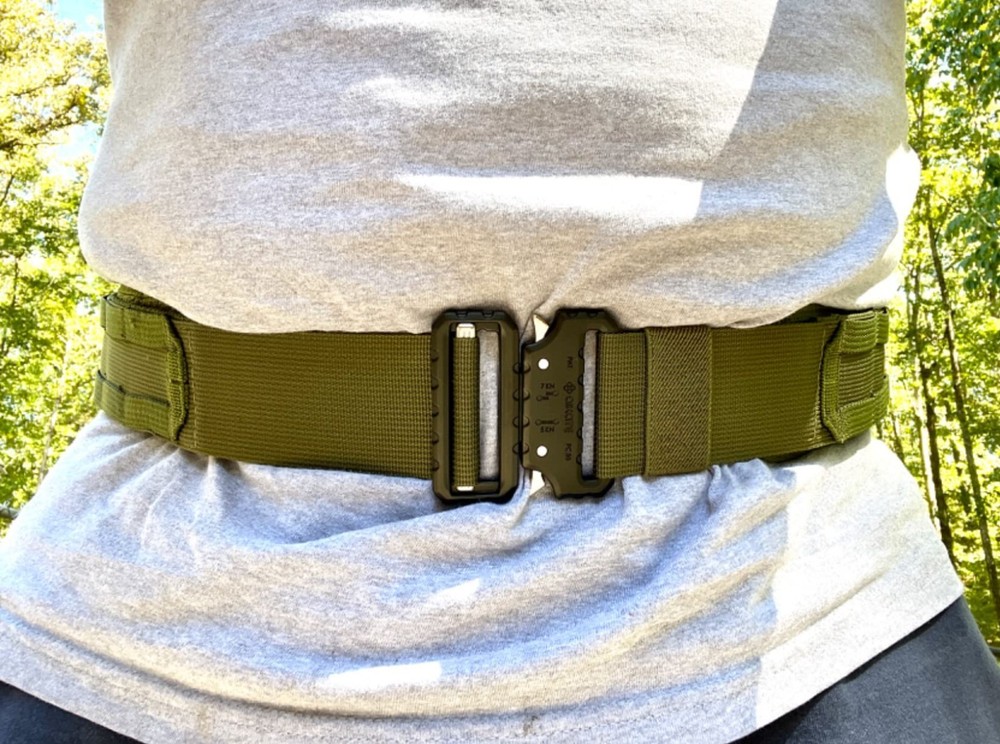 Heavy-Duty Tactical Molle Battle Belt with Quick-Release System