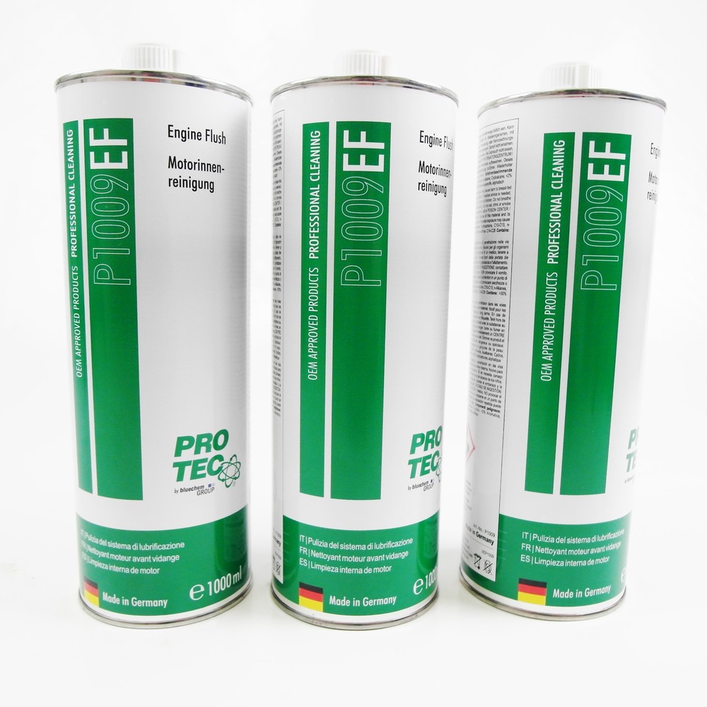 3x PRO TEC EF engine interior cleaner a 1l engine flush P1009 flush oil change