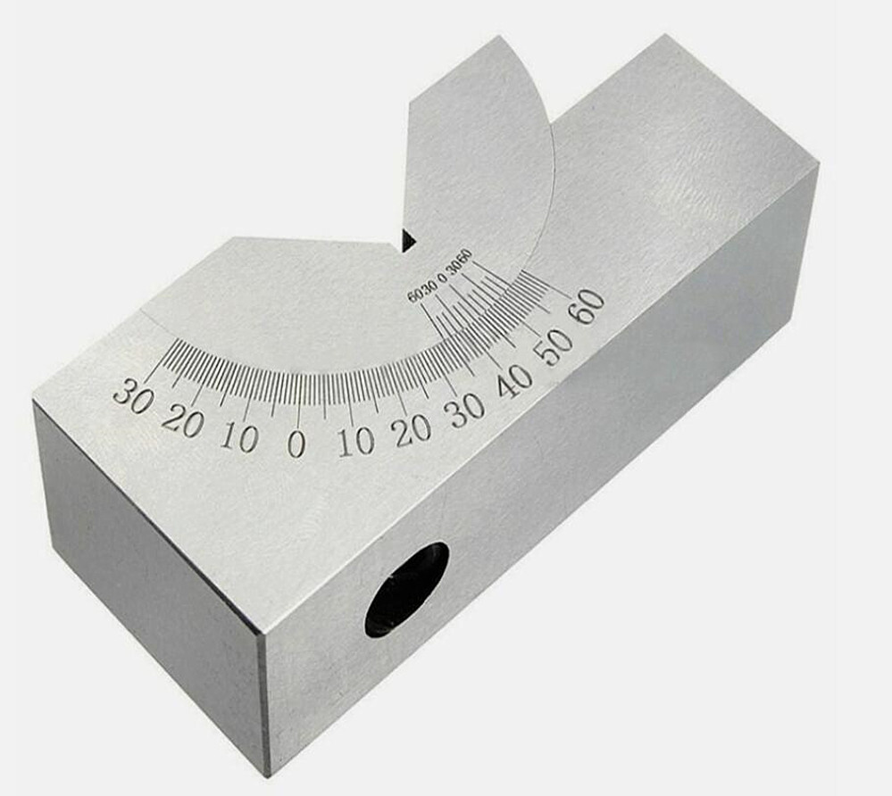 Angle Gauge Toolmaker Precision Micro Adjustable V Block Milling Setup Machine