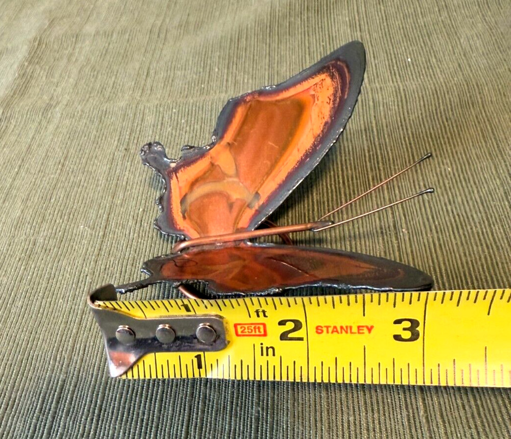 Copper Butterfly Decoration Handmade