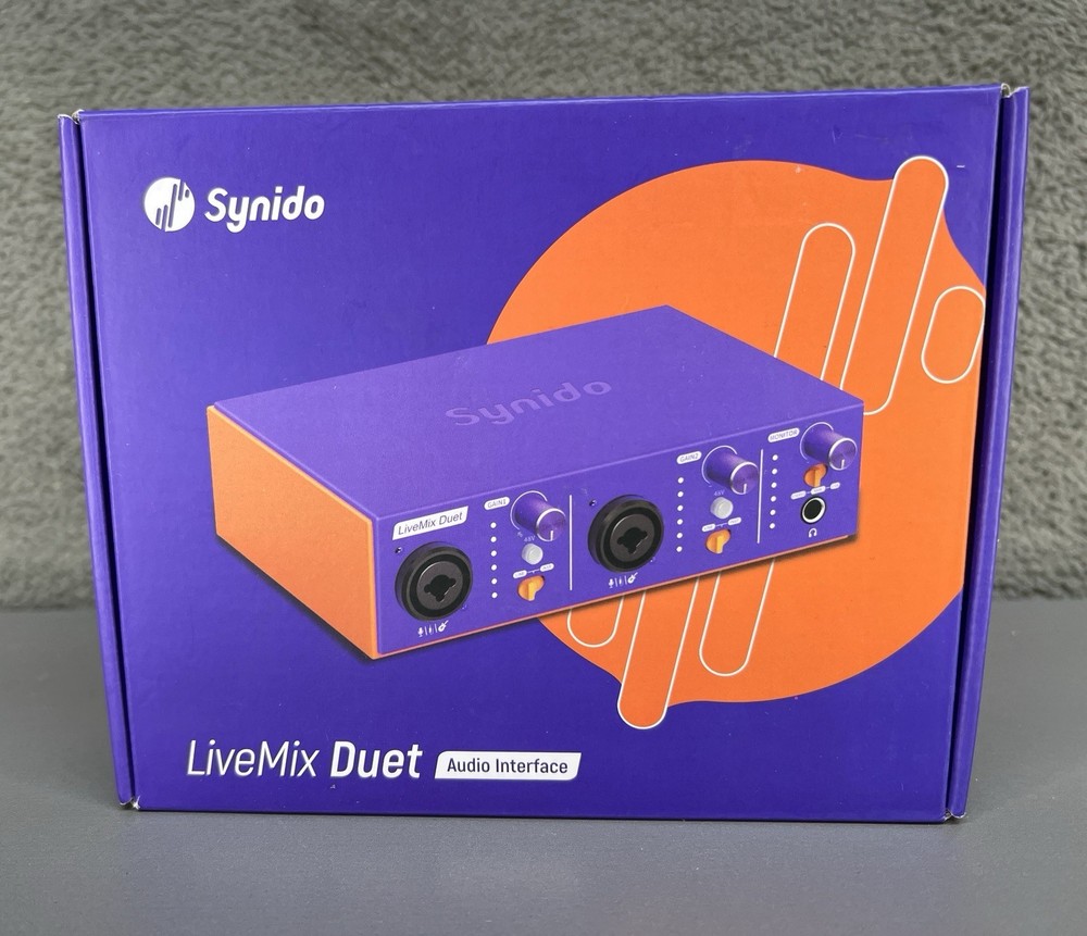 Synido LiveMix Duet Audio Interface Grey