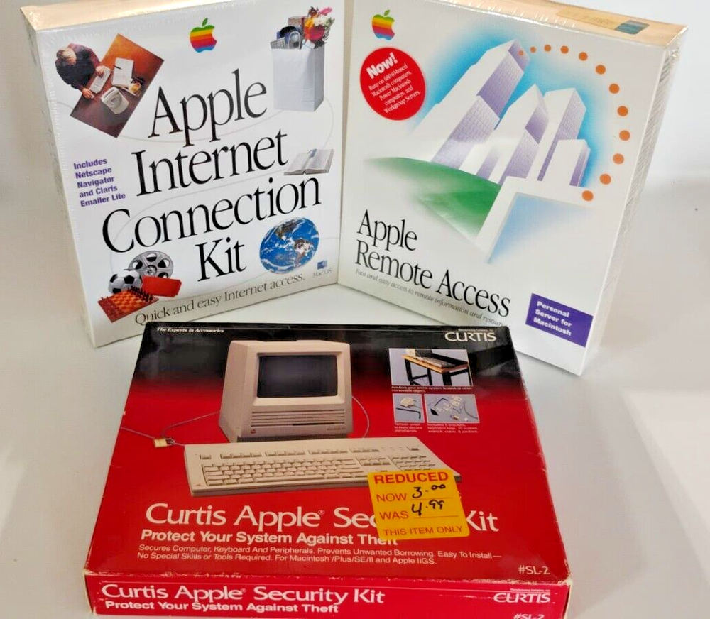 Vintage Apple Products Lot