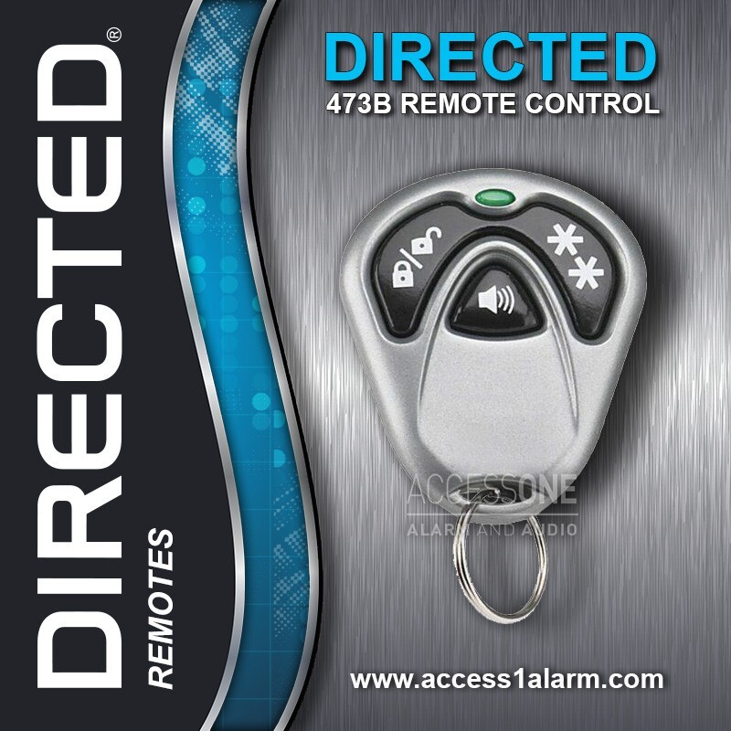 Directed BOA Merlin 473B 3-Button Gloss Silver Remote Control EXSDEI474S