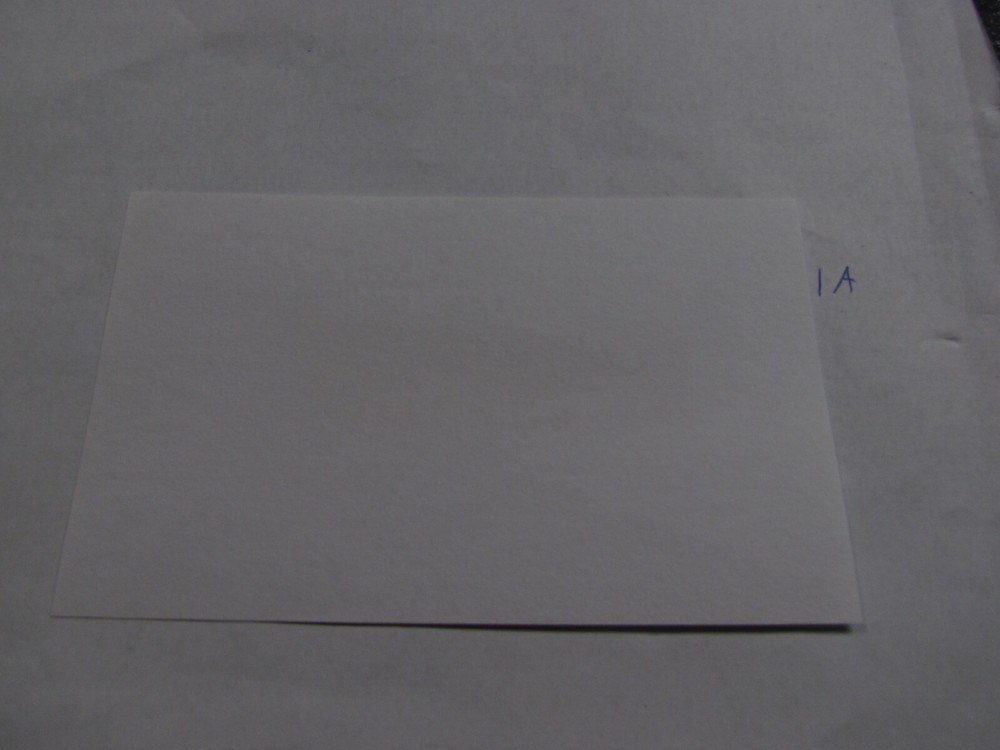 Joe Duffy Autographed Cut on Index Card