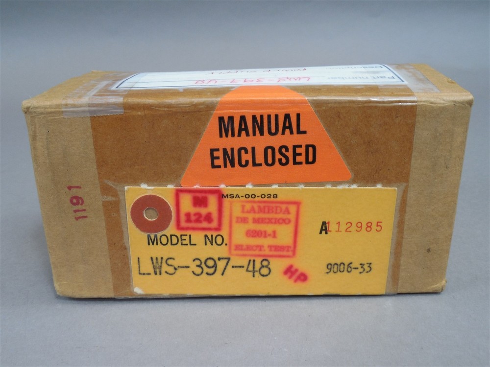 Lambda LWS-397-48 Power Supply Input 30-60 VDC Output 30-60 VDC - NEW