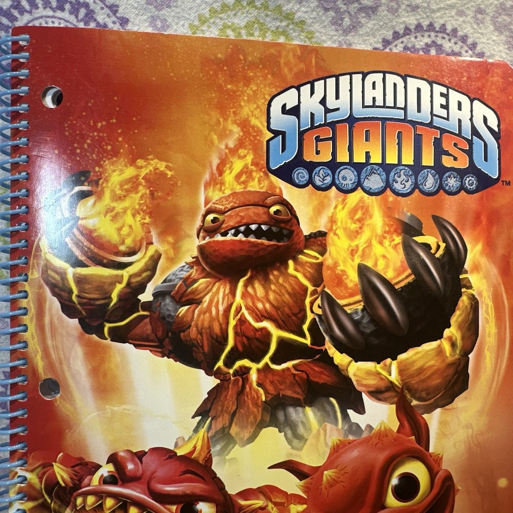 Skylander Giants Notebook Orange