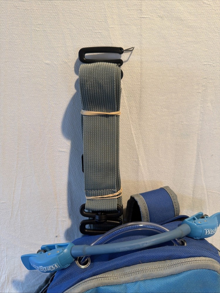 Kids Ski Training Harness Backpack Snowboard Trainer Leash Speed Control Blue