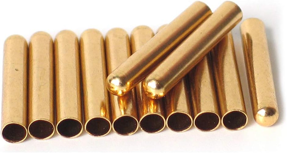 Hoelace Tips Bullet Metal Copper Seamless Smooth Ends Aglets Tips Replacement Sh