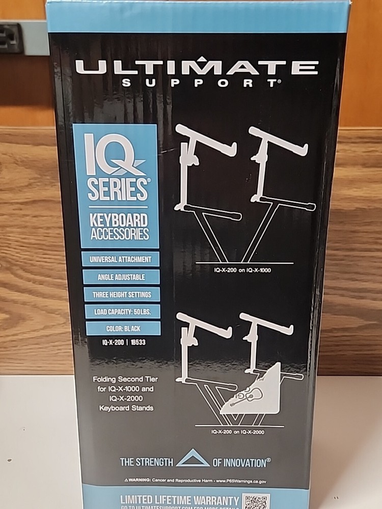 Ultimate Support IQ-X-200 Black New In Box