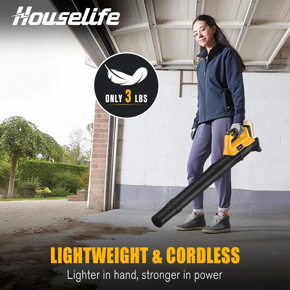 Brushless Cordless Leaf Blower for DeWalt 20V Max 480CFM 130MPH No Battery