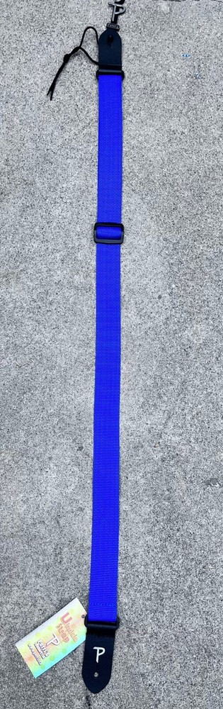 Perri's NWS15-2095 Nylon Web 1.5" Ukulele Strap Blue