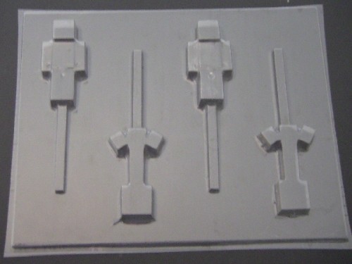 MINECRAFT Chocolate Candy Lollipop Mold