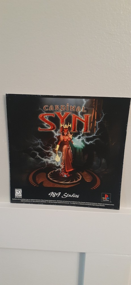Sony Playstation Cardinal Syn Electrostatic Sticker