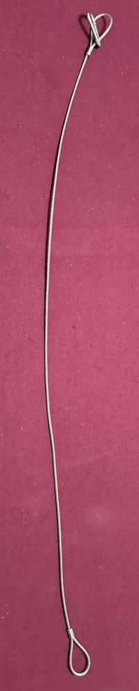 Stage Light Safety Cables 47”, Stainless Steel Security Cable.Multi Use/1Pcs