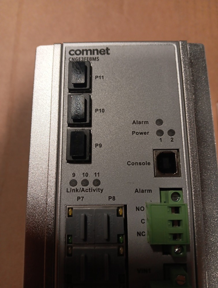 New ComNet CNGE3FE8MS Hardened Managed Layered 11 Port 2+ Ethernet Switch
