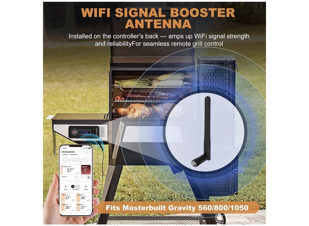 Replacement WiFi Control Board for Masterbuilt Gravity Grill 560/800/1050