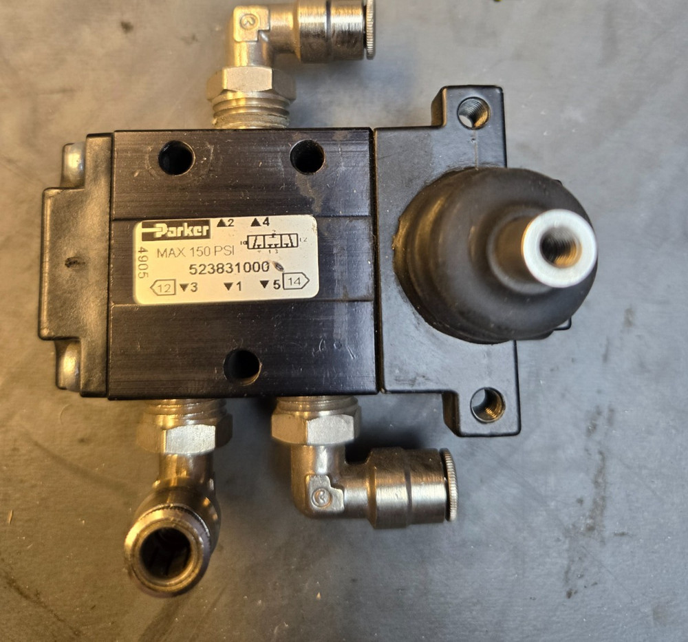 Parker 523831000 Manual lever valve Pneumatic