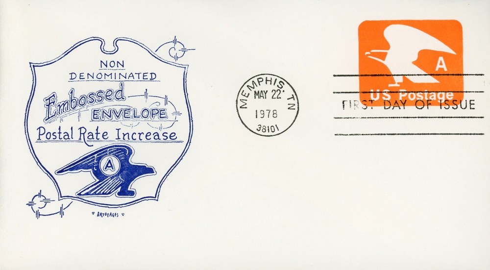 US U580 FDC Non-Denominated Artopages