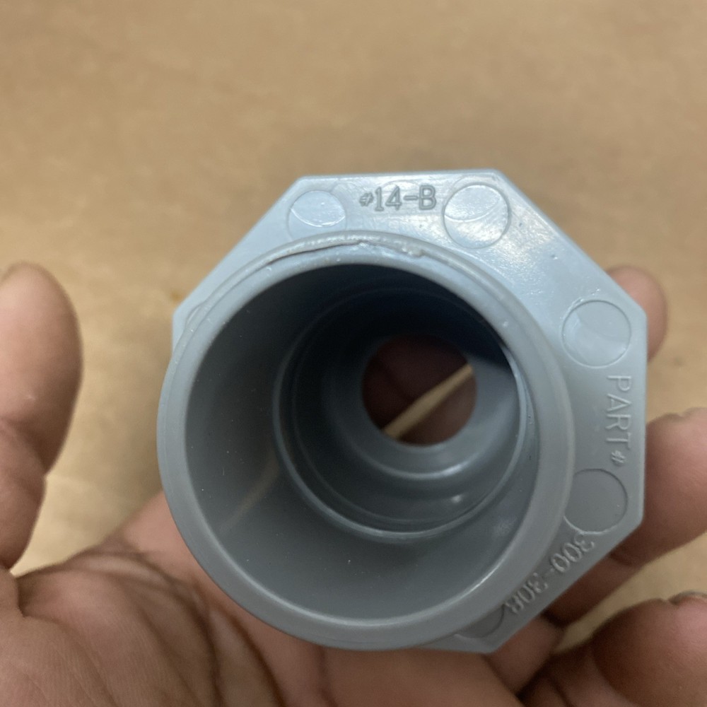 Aquastar 300-308 White 1-1/2" Pool Flush Mount Return Fitting