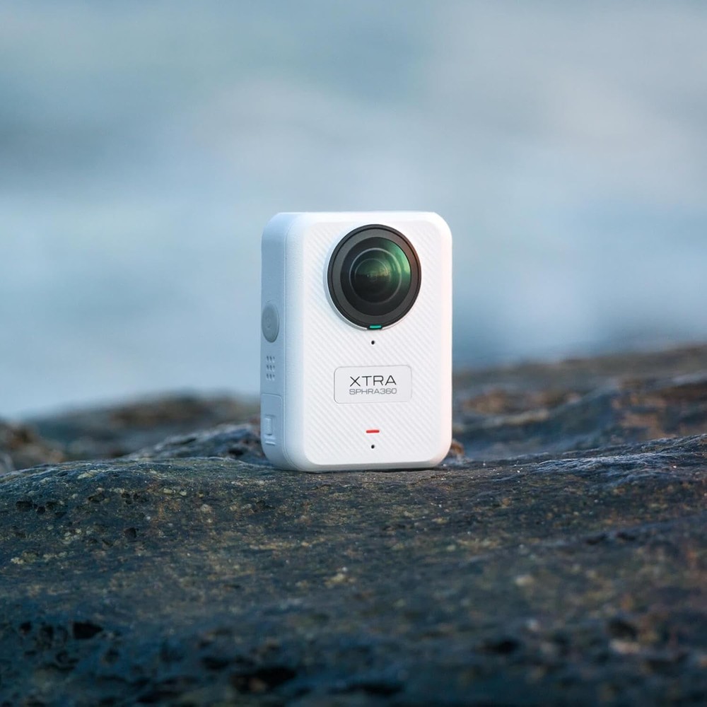 Xtra Sphra360 Action Camera,8K Panoramic Video,1'' Sensor Equivalent,Waterproof