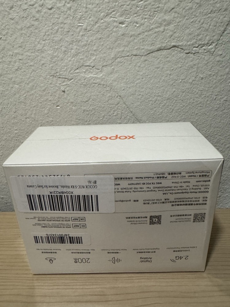 Godox WEC-S Kit2 Wireless Lavalier Microphone System