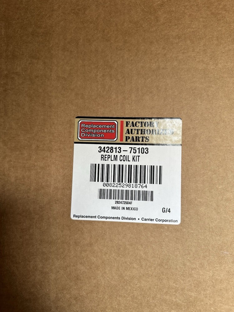CARRIER UNITED TECHNOLOGIES 342813-75103 A-coil (NEW IN BOX) Coil kit